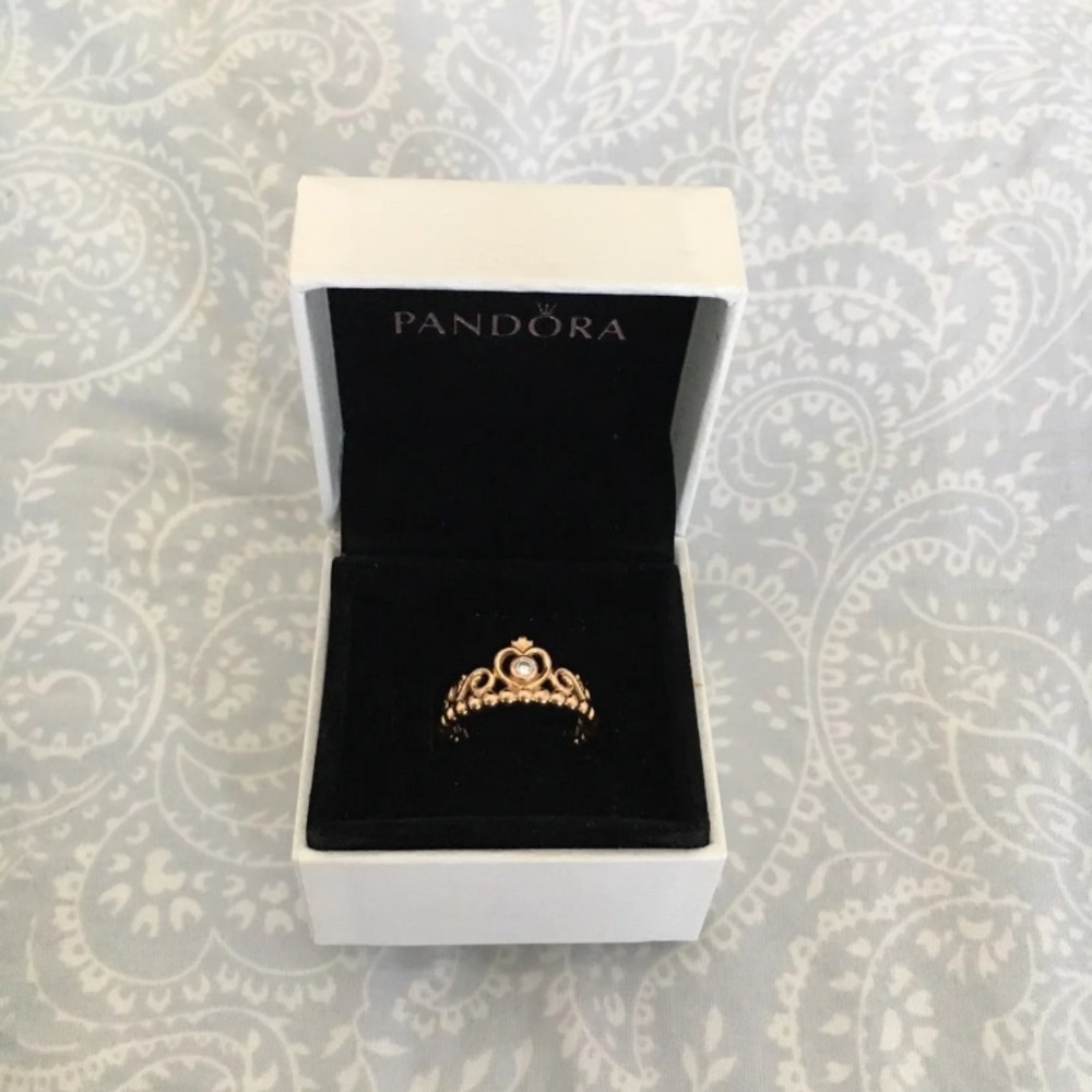 PANDORA Rose Gold My Princess Tiara Ring